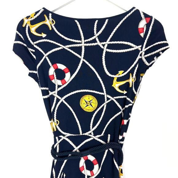 Lauren Ralph Lauren Nautical Print Dress - Picture 9 of 10